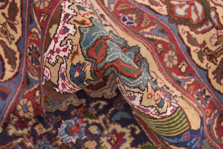 9' 7 x 12' 9 Hand Knotted Kashmar Persian Wool Rug