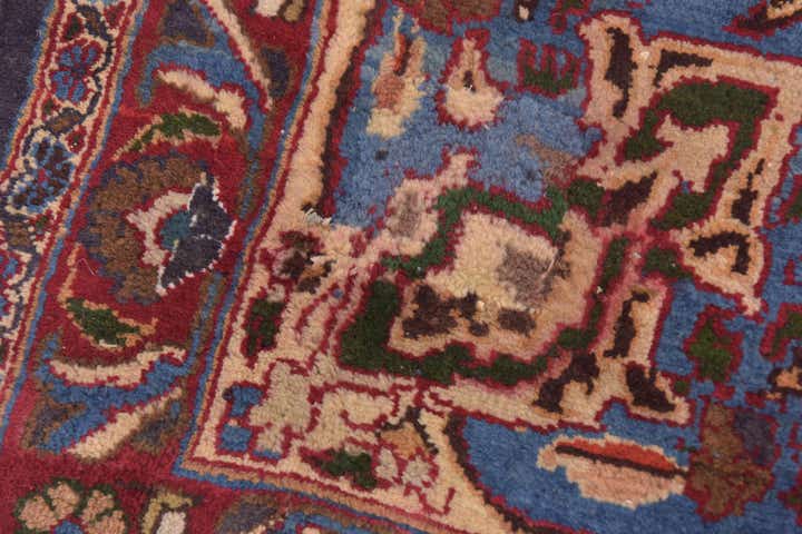9' 7 x 12' 9 Hand Knotted Kashmar Persian Wool Rug