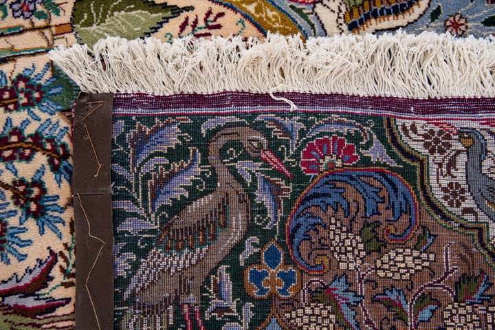 7' 11 x 11' 2 Hand Knotted Kashmar Persian Wool Rug