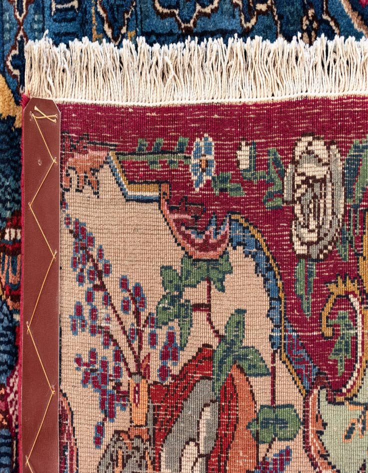 Detail image of 5' x 7' 3 Kashmar with Silk Wool Rug