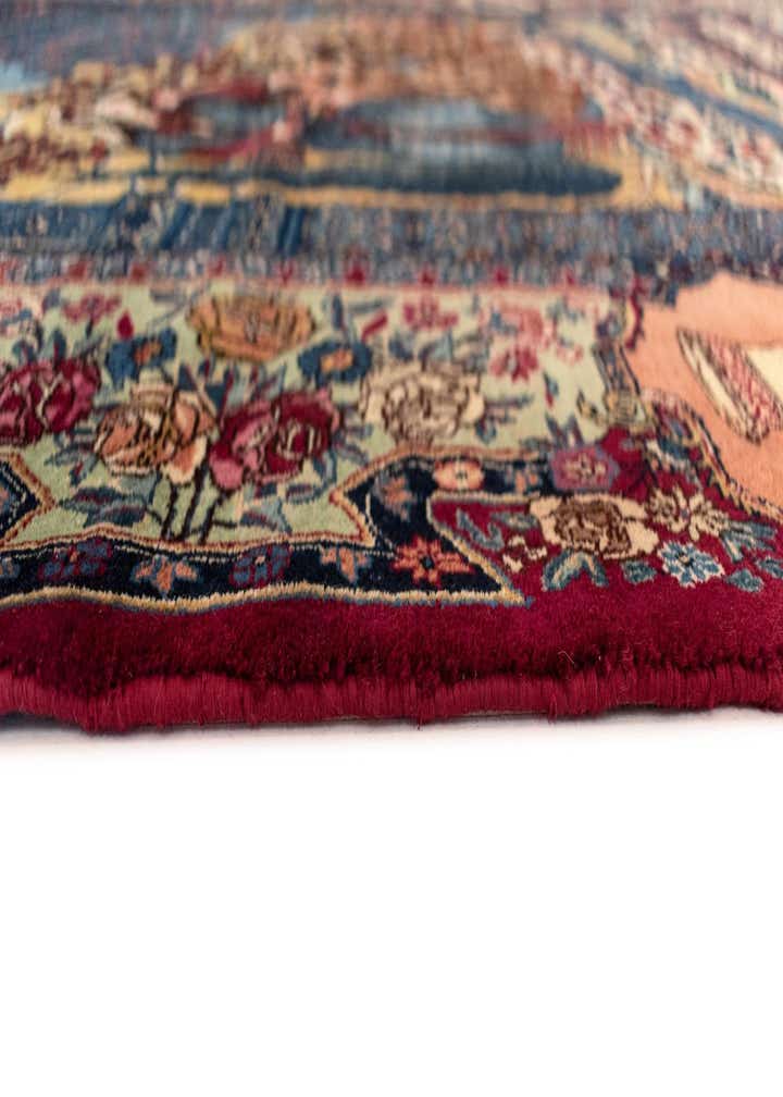 4' 11 x 7' 3 Kashmar with Silk Wool Rug