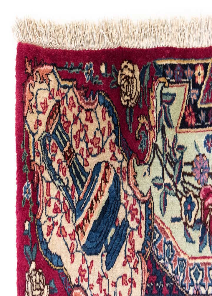 4' 11 x 7' 3 Kashmar with Silk Wool Rug