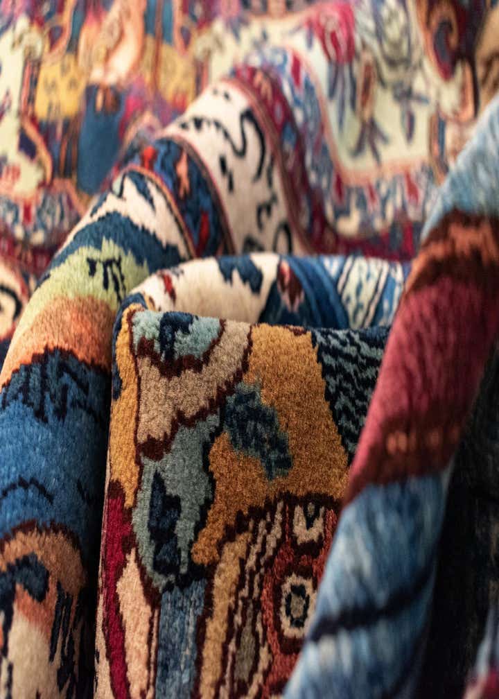 4' 11 x 7' 3 Kashmar with Silk Wool Rug