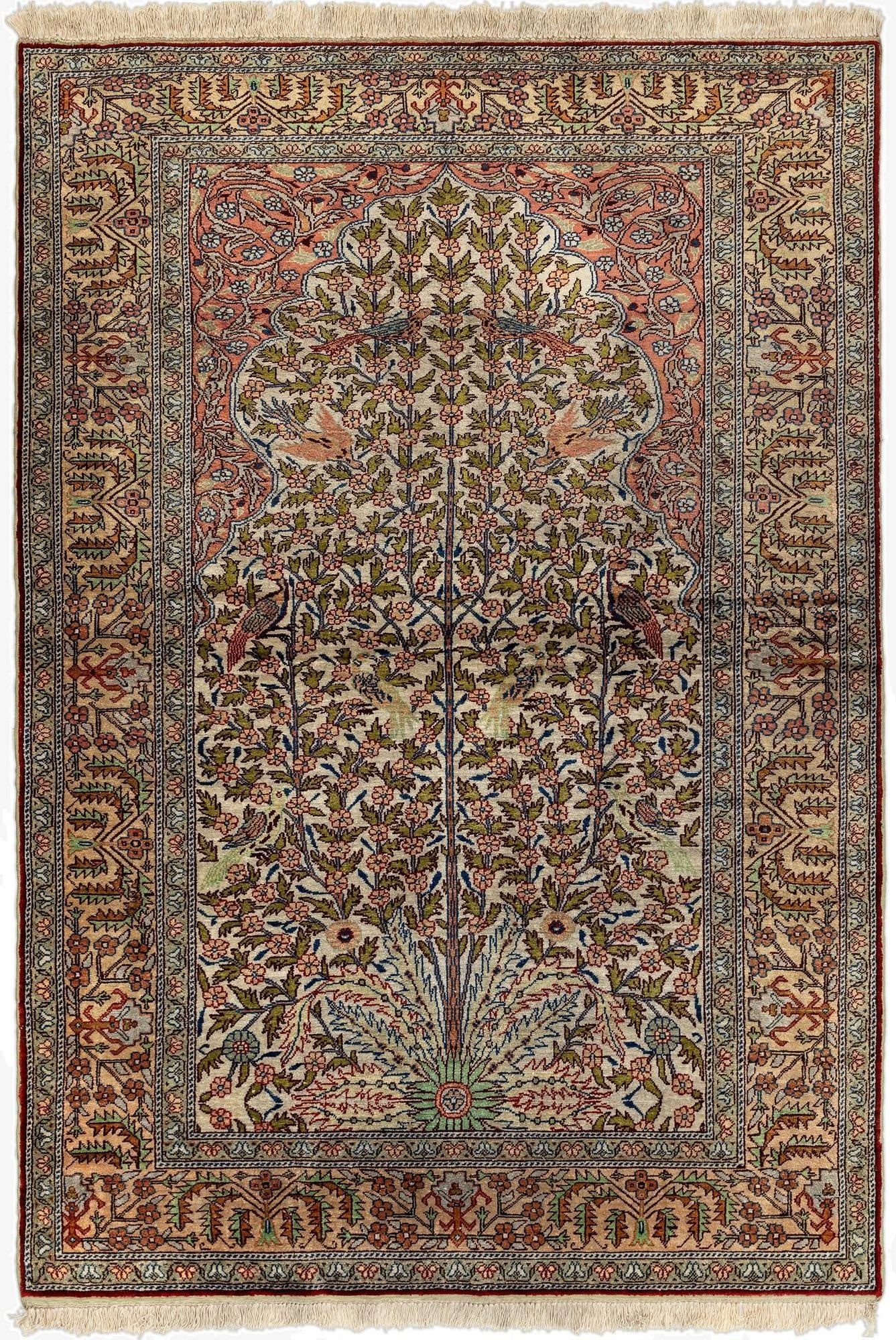 3' 7 x 5' 3 Kayseri Silk Rug