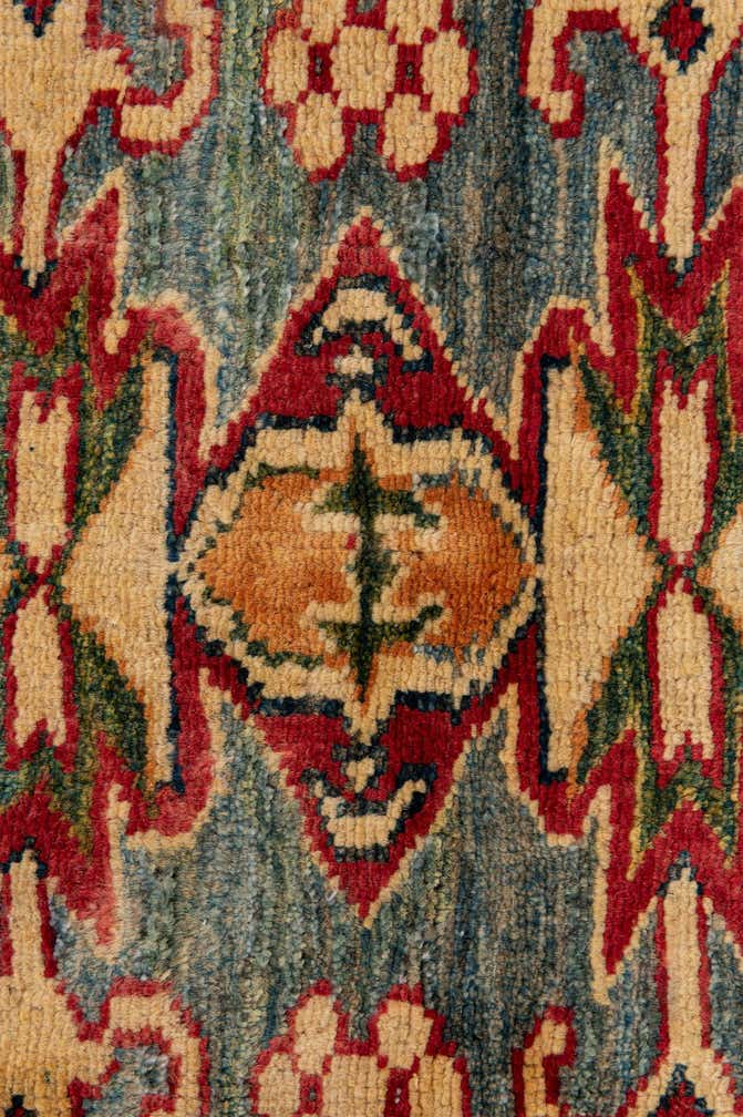 4' 3 x 5' 3 Hand Knotted Kazak Wool Rug