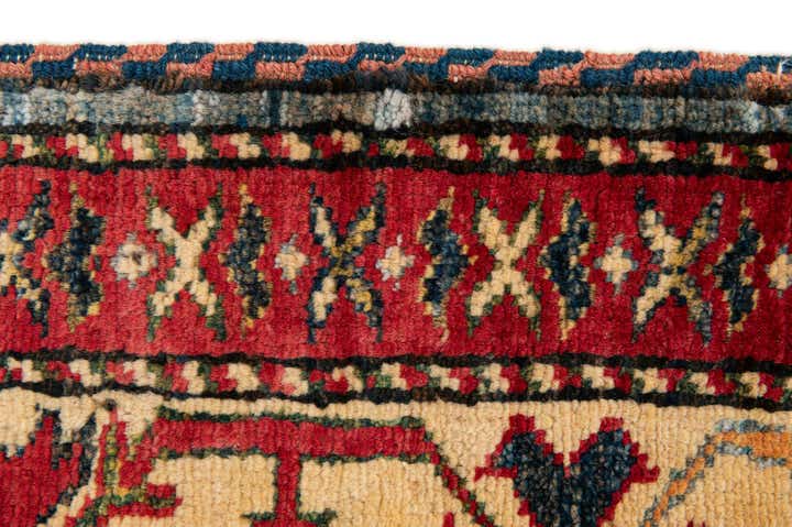 4' 3 x 5' 3 Hand Knotted Kazak Wool Rug