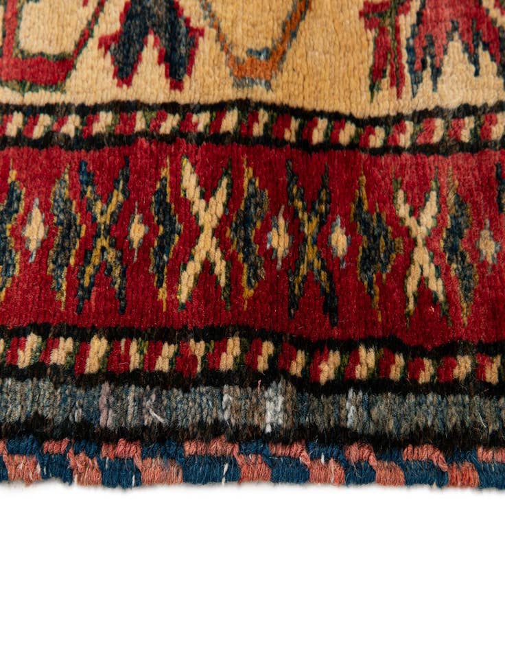 Detail image of 4' 3 x 5' 3  Hand Knotted Kazak Wool Rug