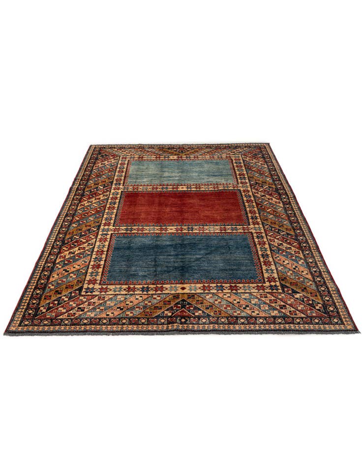 Detail image of 7' 1 x 10' 3 Hand Knotted Kazak Wool Rug