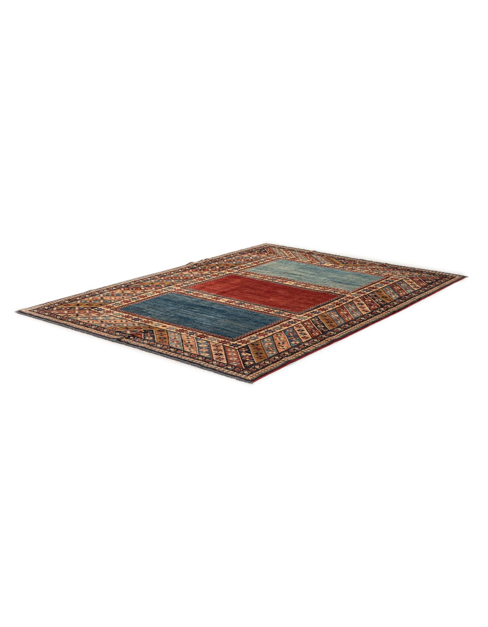 7' 1 x 10' 3 Hand Knotted Kazak Wool Rug