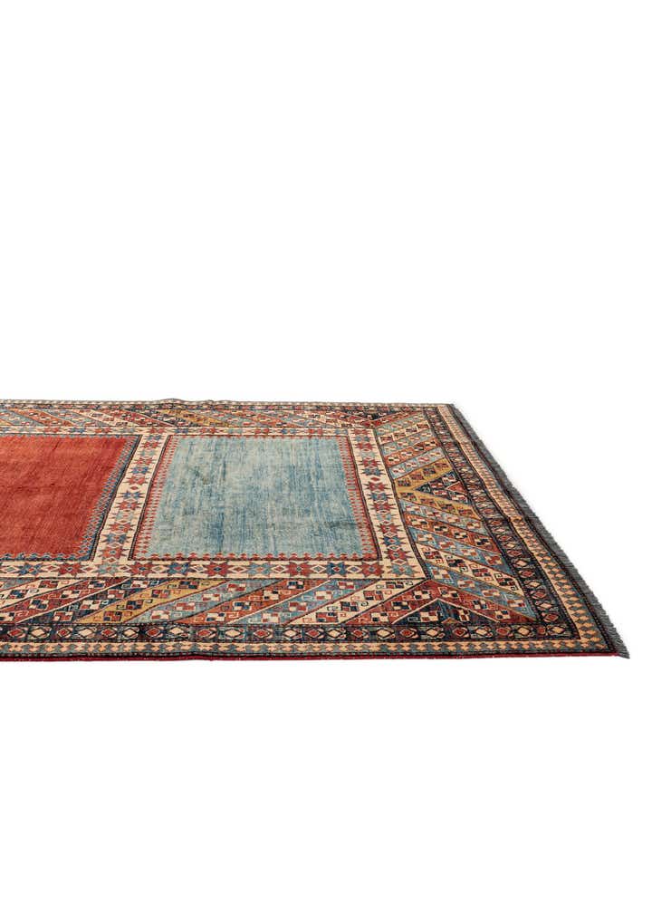 7' 1 x 10' 3 Hand Knotted Kazak Wool Rug