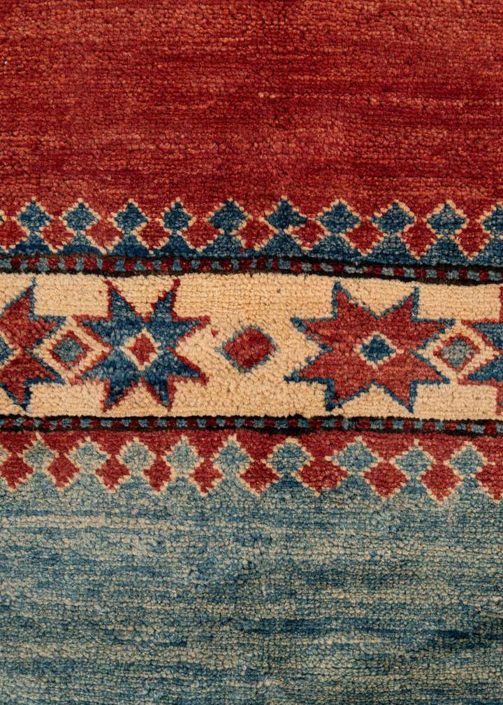 7' 1 x 10' 3 Hand Knotted Kazak Wool Rug