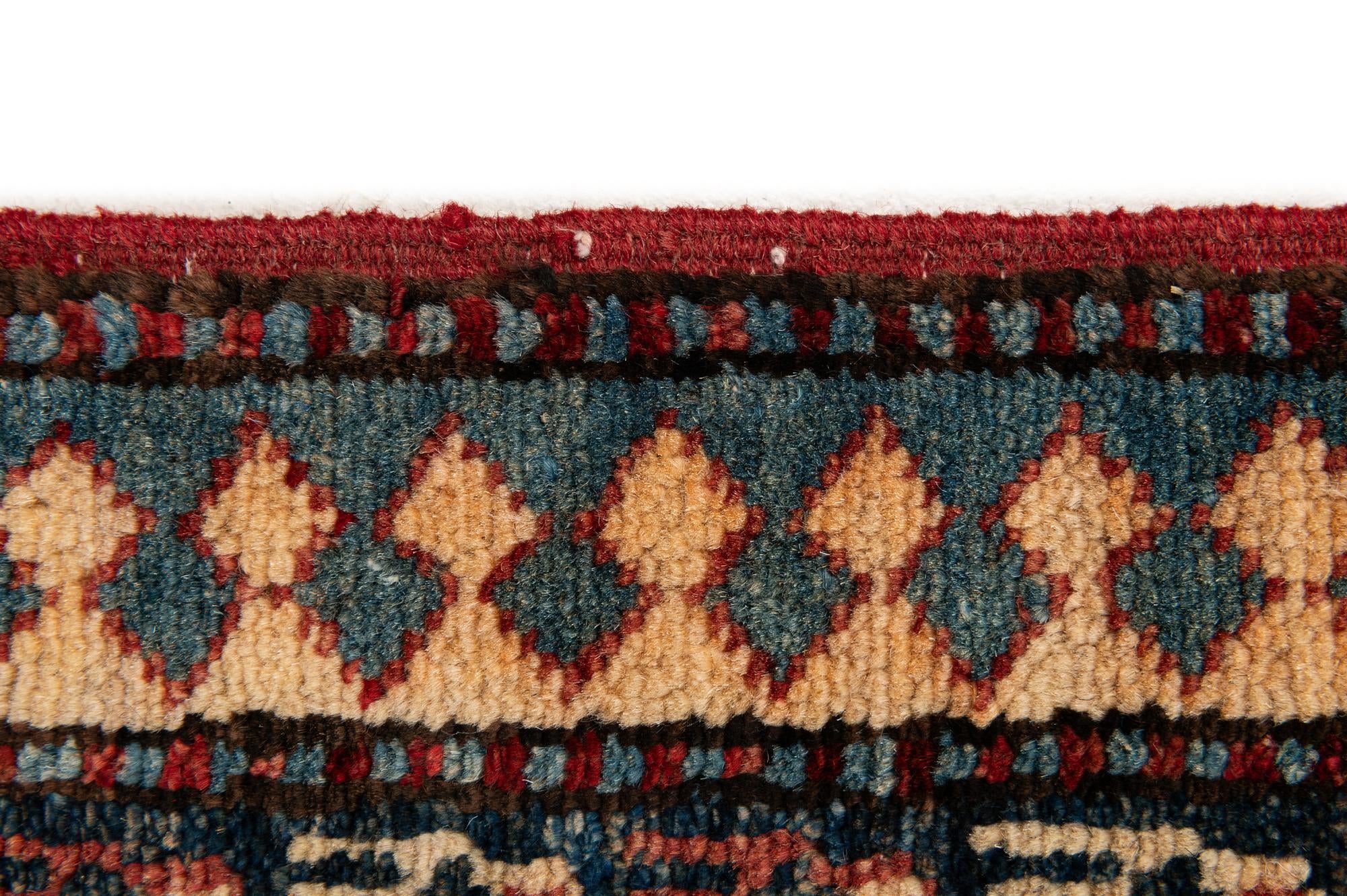 7' 1 x 10' 3 Hand Knotted Kazak Wool Rug