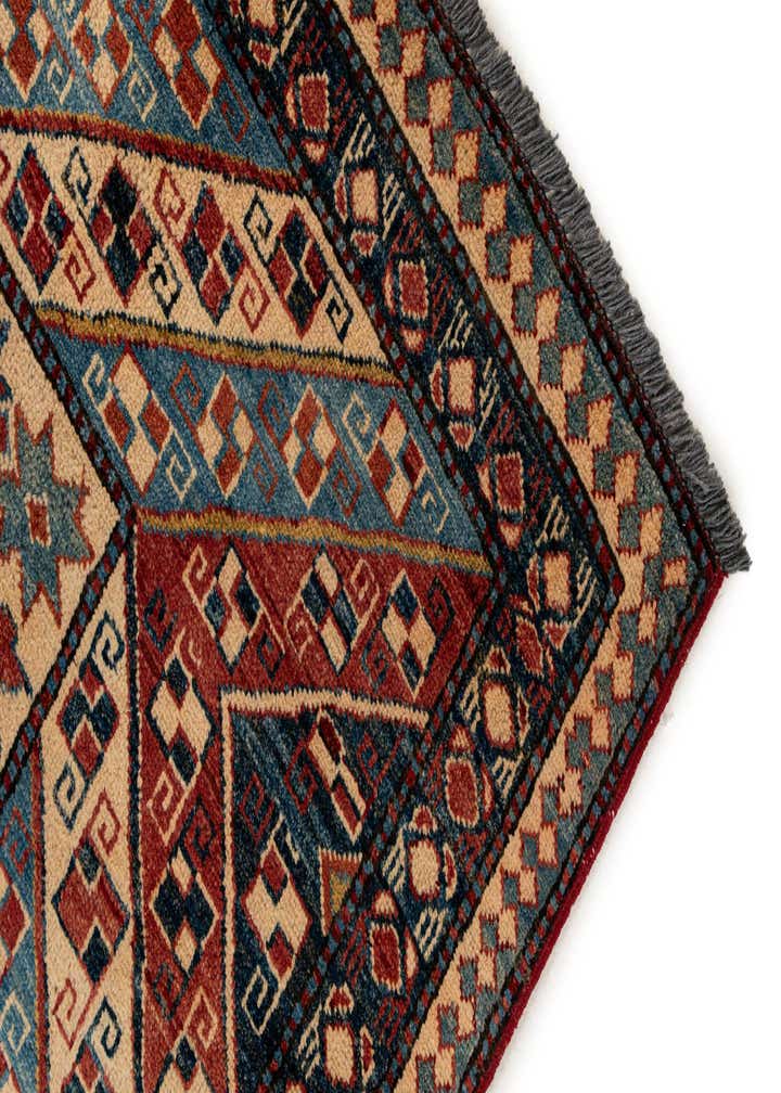 7' 1 x 10' 3 Hand Knotted Kazak Wool Rug