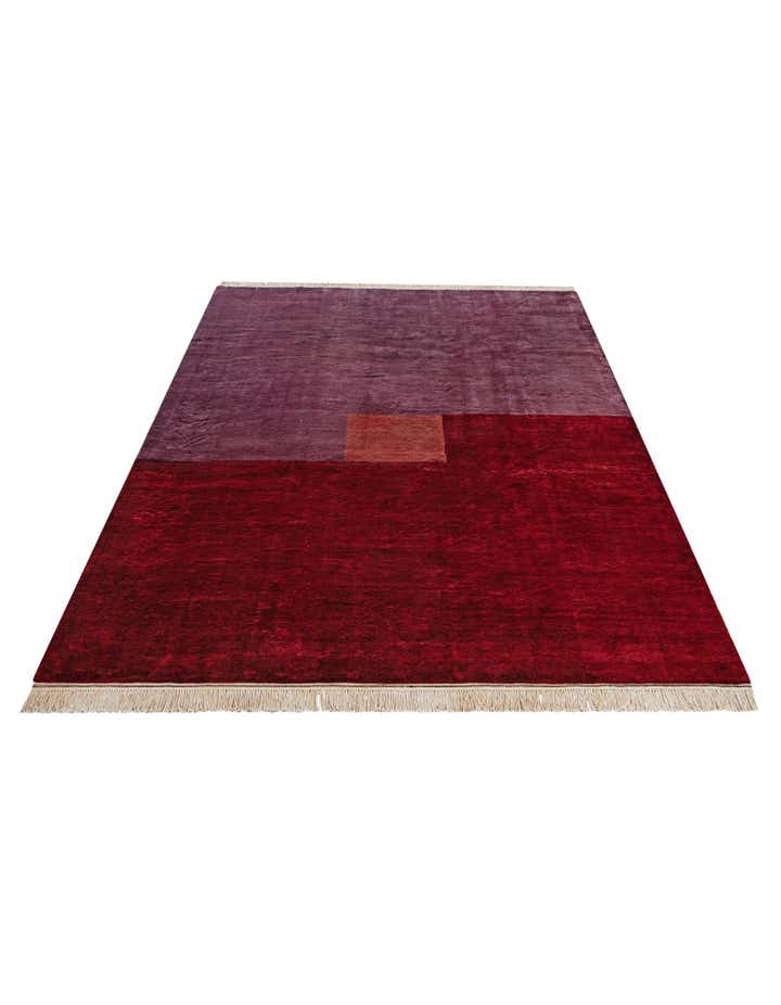 6' 4 x 9' 1 Hand Knotted Kazak Wool Rug