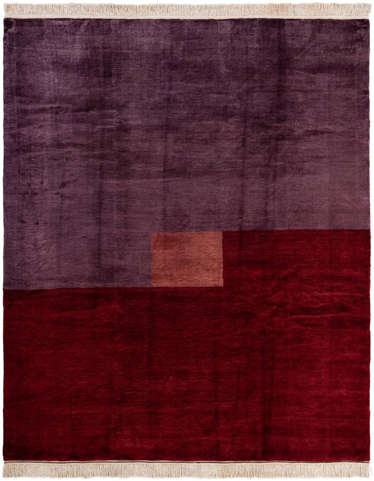 Detail image of 6' 4 x 9' 1 Hand Knotted Kazak Wool Rug