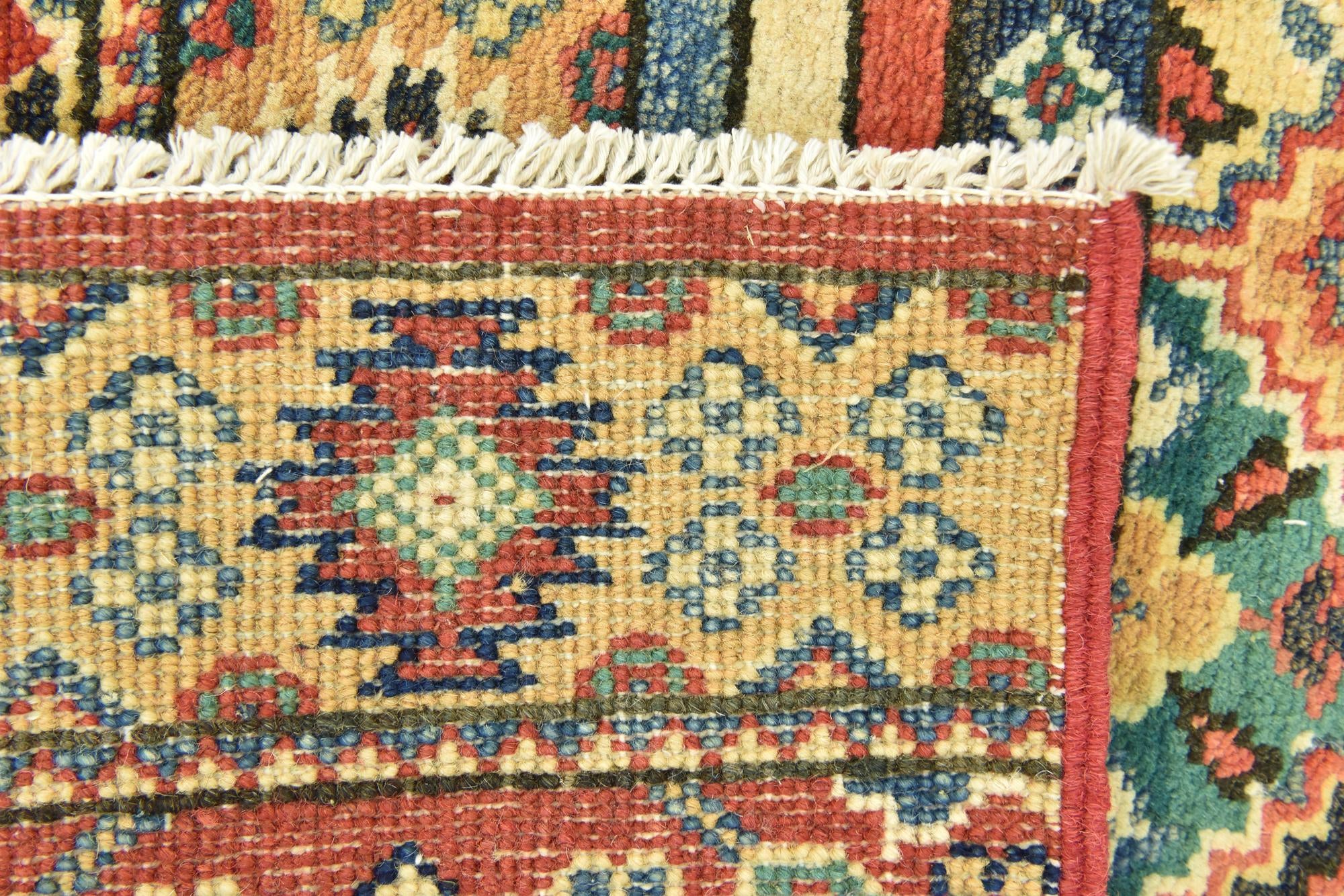 2' 9 x 4' 2 Hand Knotted Kazak Rug