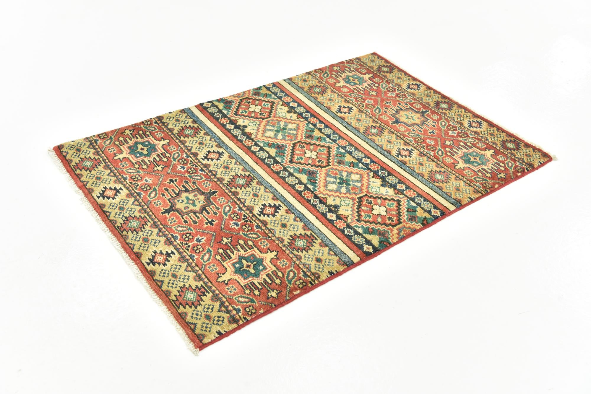 2' 9 x 4' 2 Hand Knotted Kazak Rug