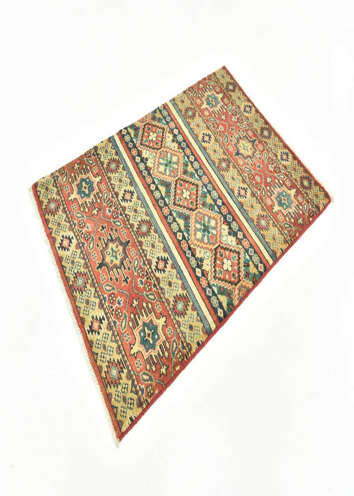 2' 9 x 4' 2 Hand Knotted Kazak Rug