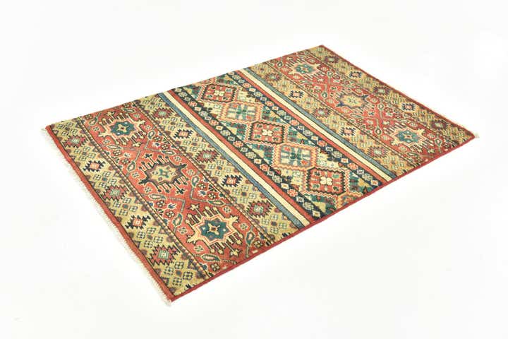 2' 9 x 4' 2 Hand Knotted Kazak Rug