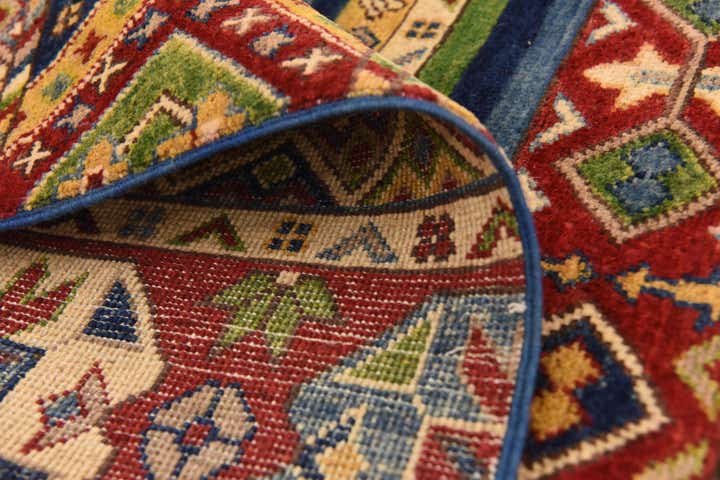 6' 8 x 9' 10 Hand Knotted Kazak Rug