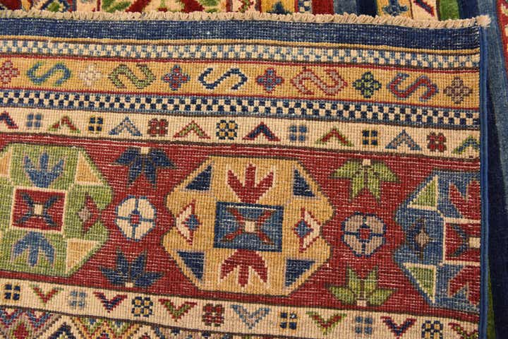 6' 8 x 9' 10 Hand Knotted Kazak Rug