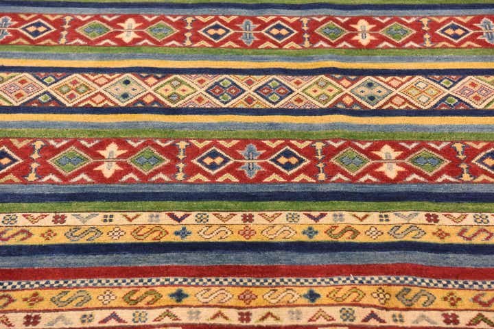 6' 8 x 9' 10 Hand Knotted Kazak Rug