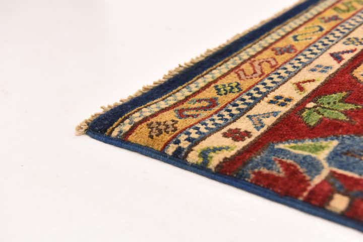 6' 8 x 9' 10 Hand Knotted Kazak Rug