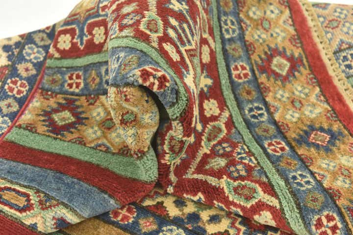 4' x 6' Hand Knotted Kazak Rug