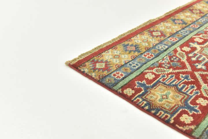 4' x 6' Hand Knotted Kazak Rug