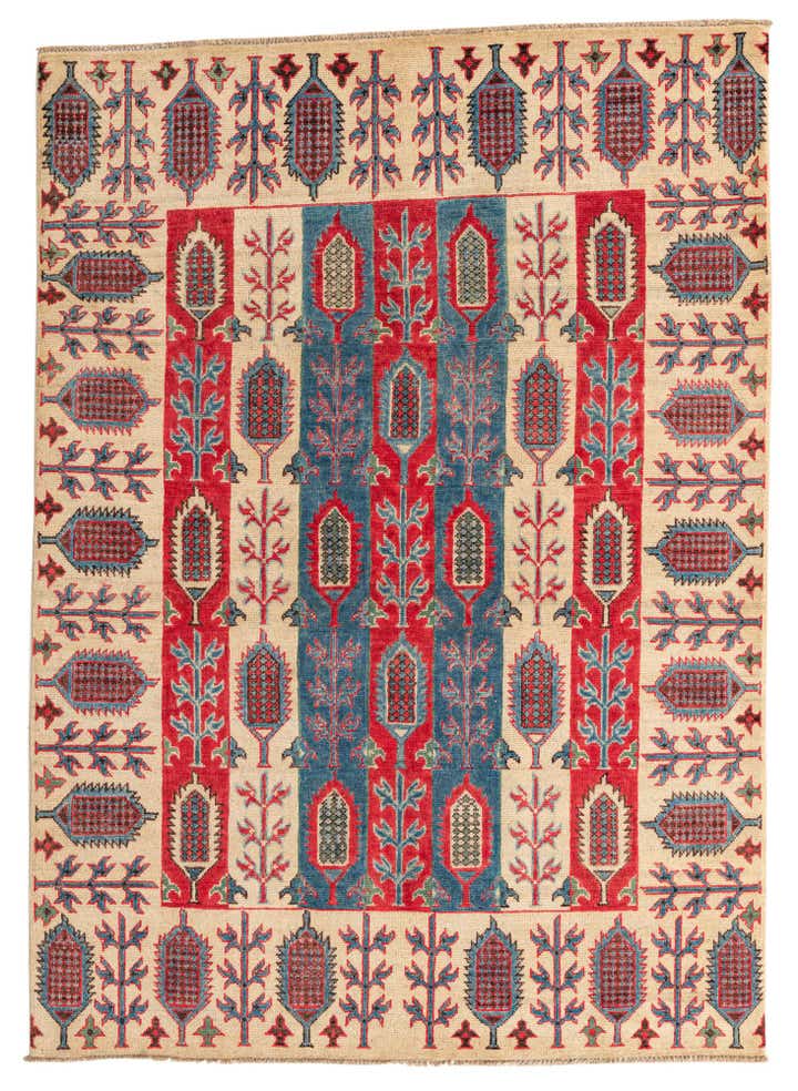 5' x 6' 10 Hand Knotted Kazak Rug