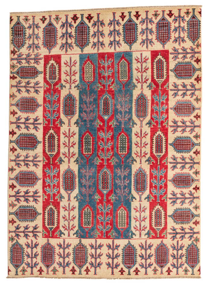 Detail image of 5' x 6' 10 Hand Knotted Kazak Rug