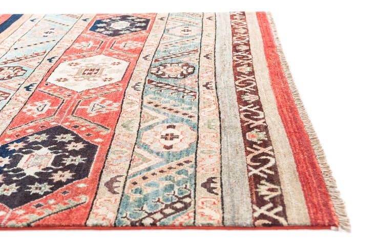 Detail image of 6' x 9' 2 Hand Knotted Kazak Rug