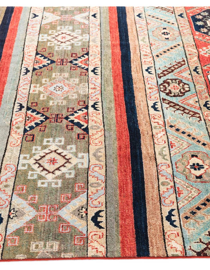 Detail image of 6' x 9' 2 Hand Knotted Kazak Rug