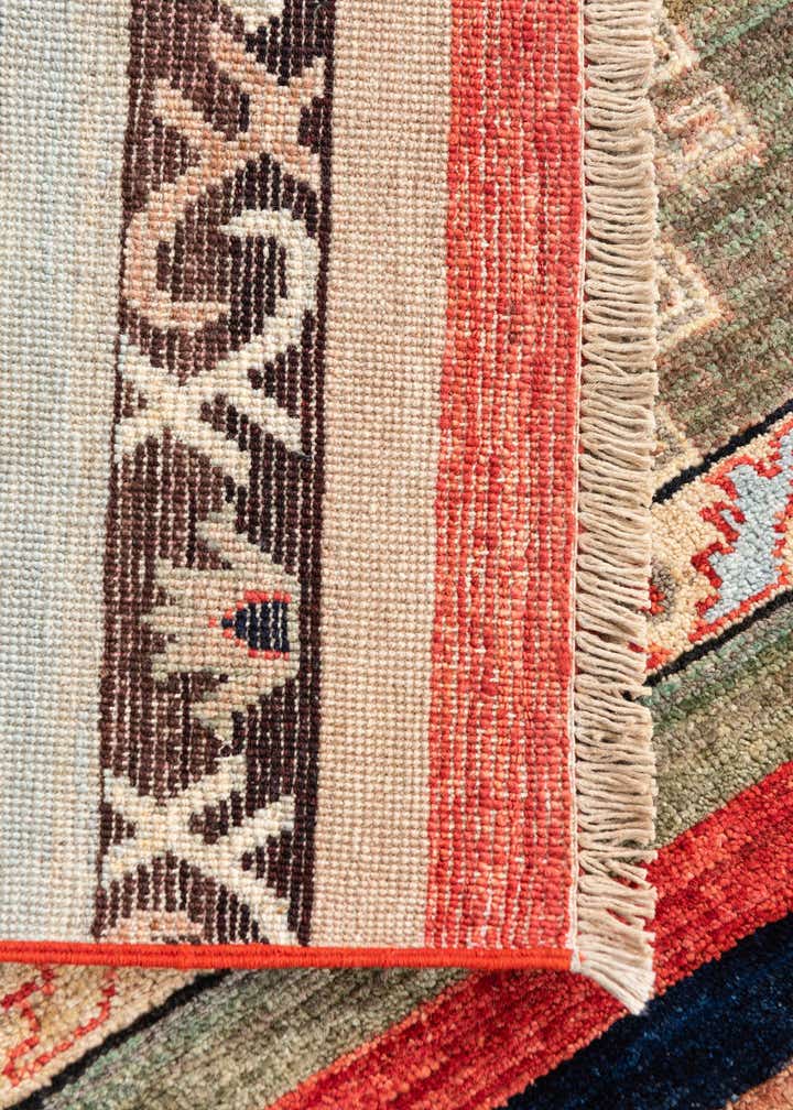 6' x 9' 2 Hand Knotted Kazak Rug
