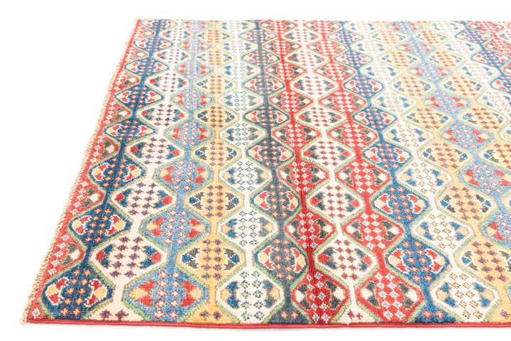 4' x 6' Hand Knotted Kazak Rug