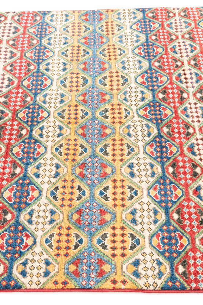 4' x 6' Hand Knotted Kazak Rug