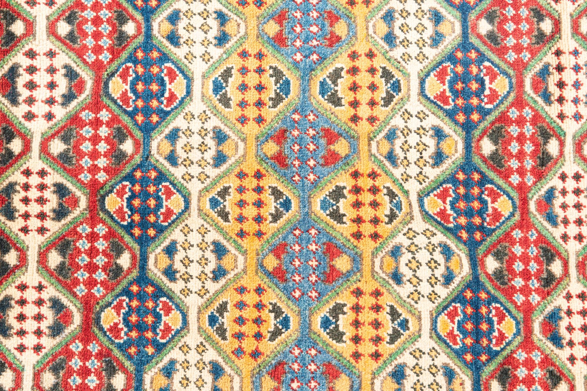4' x 6' Hand Knotted Kazak Rug