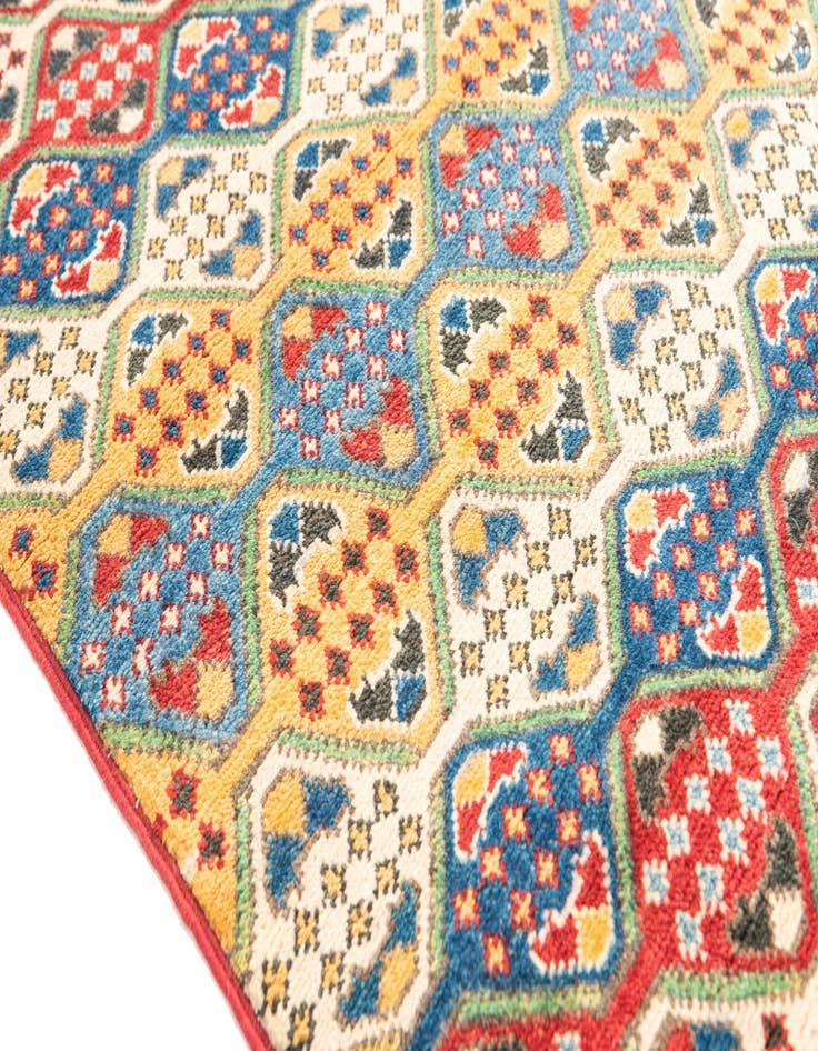 Detail image of 4' x 6'  Hand Knotted Kazak Rug