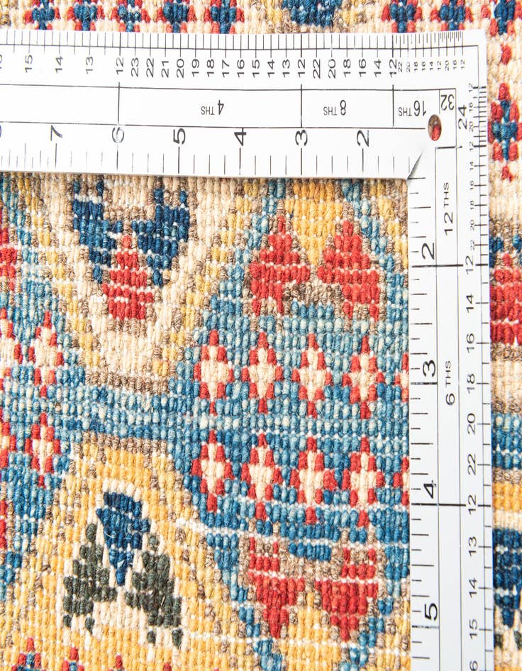 Detail image of 4' x 6'  Hand Knotted Kazak Rug