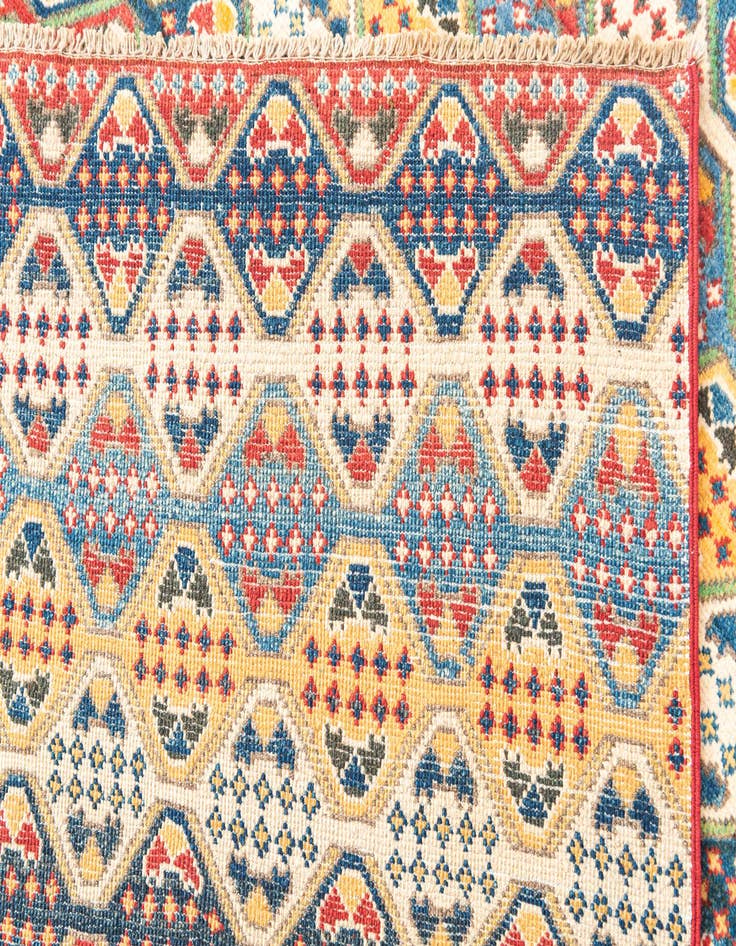 Detail image of 4' x 6'  Hand Knotted Kazak Rug
