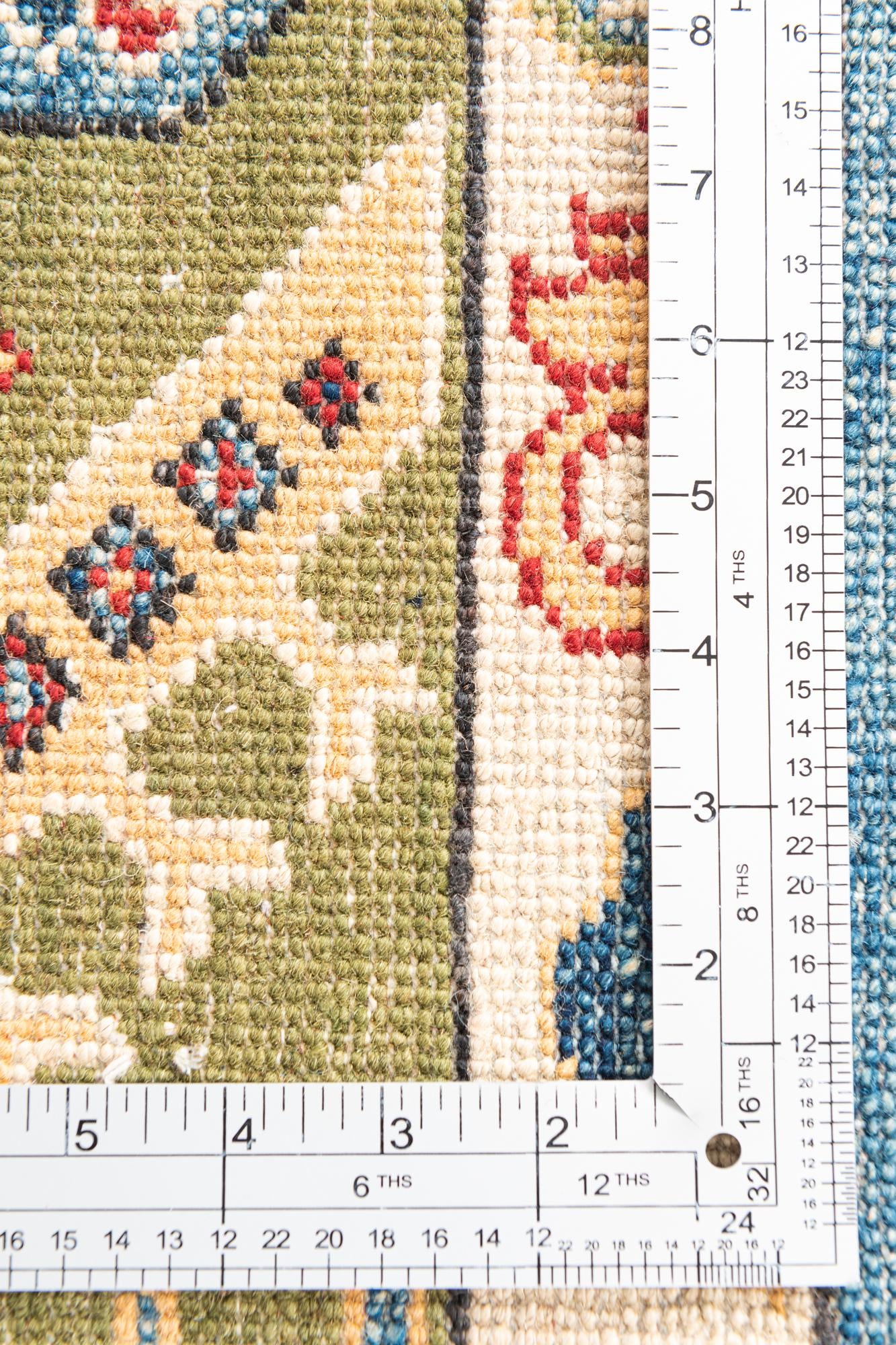 6' 7 x 9' 8 Hand Knotted Kazak Rug