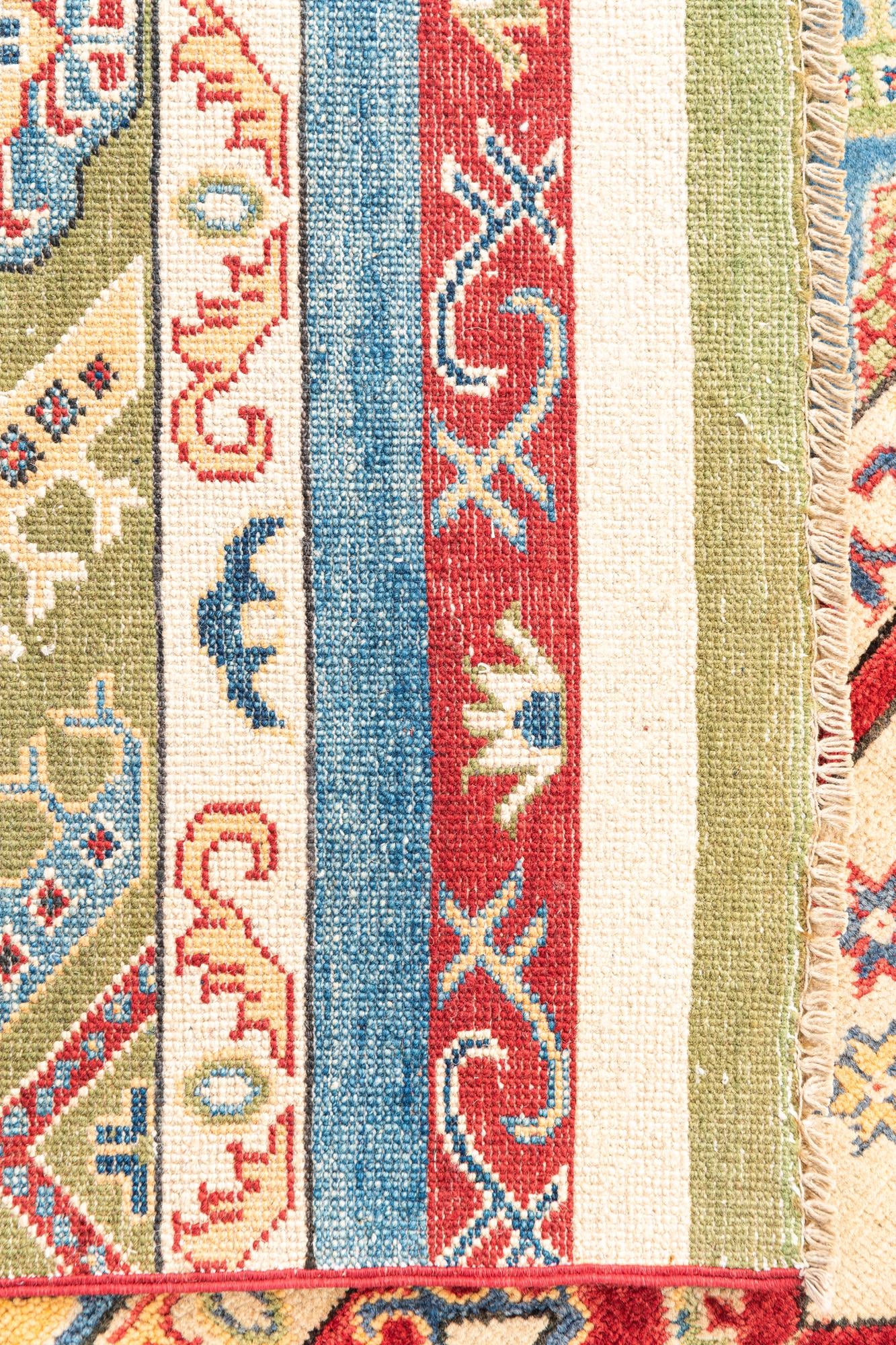 6' 7 x 9' 8 Hand Knotted Kazak Rug
