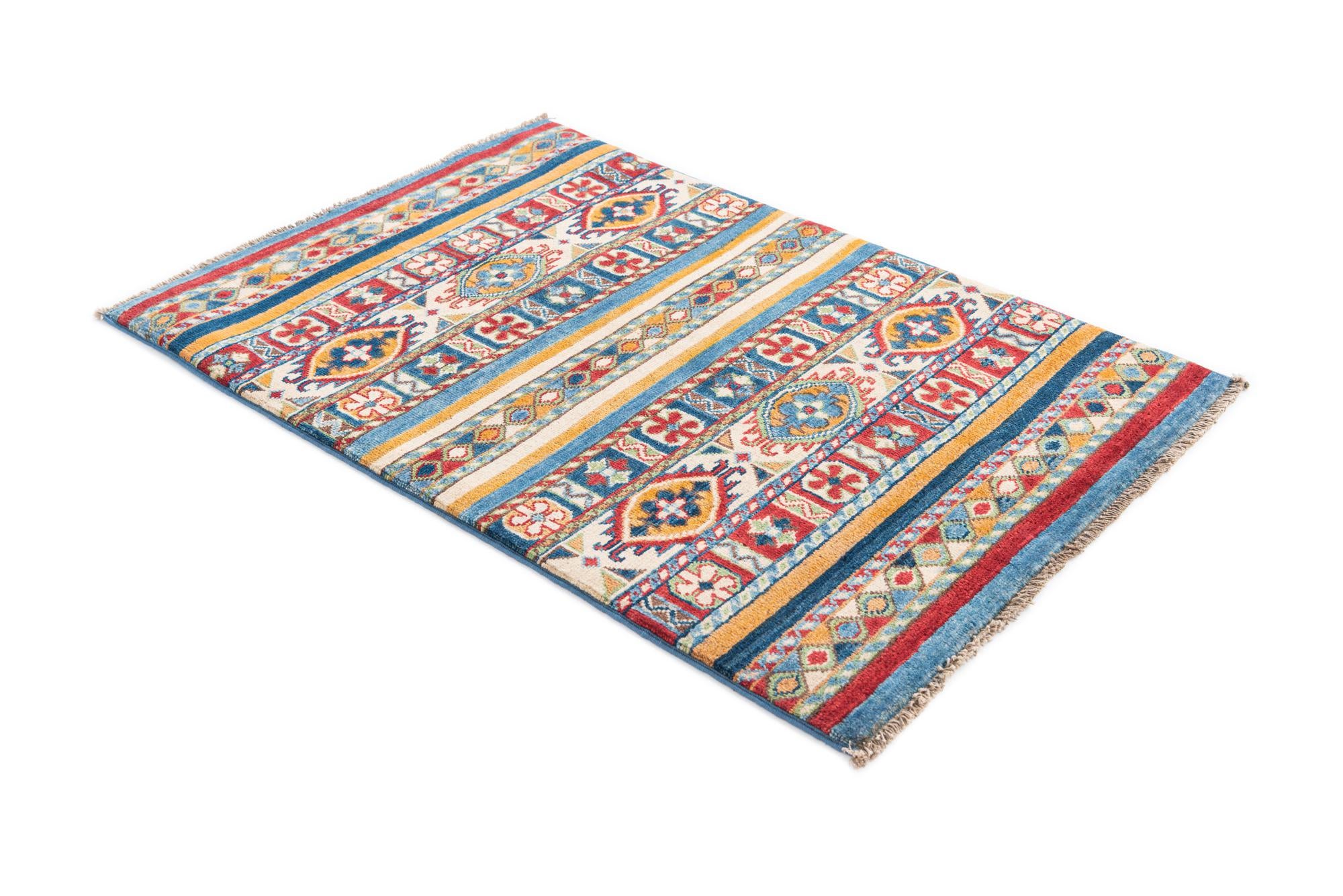 2' 8 x 4' Hand Knotted Kazak Rug