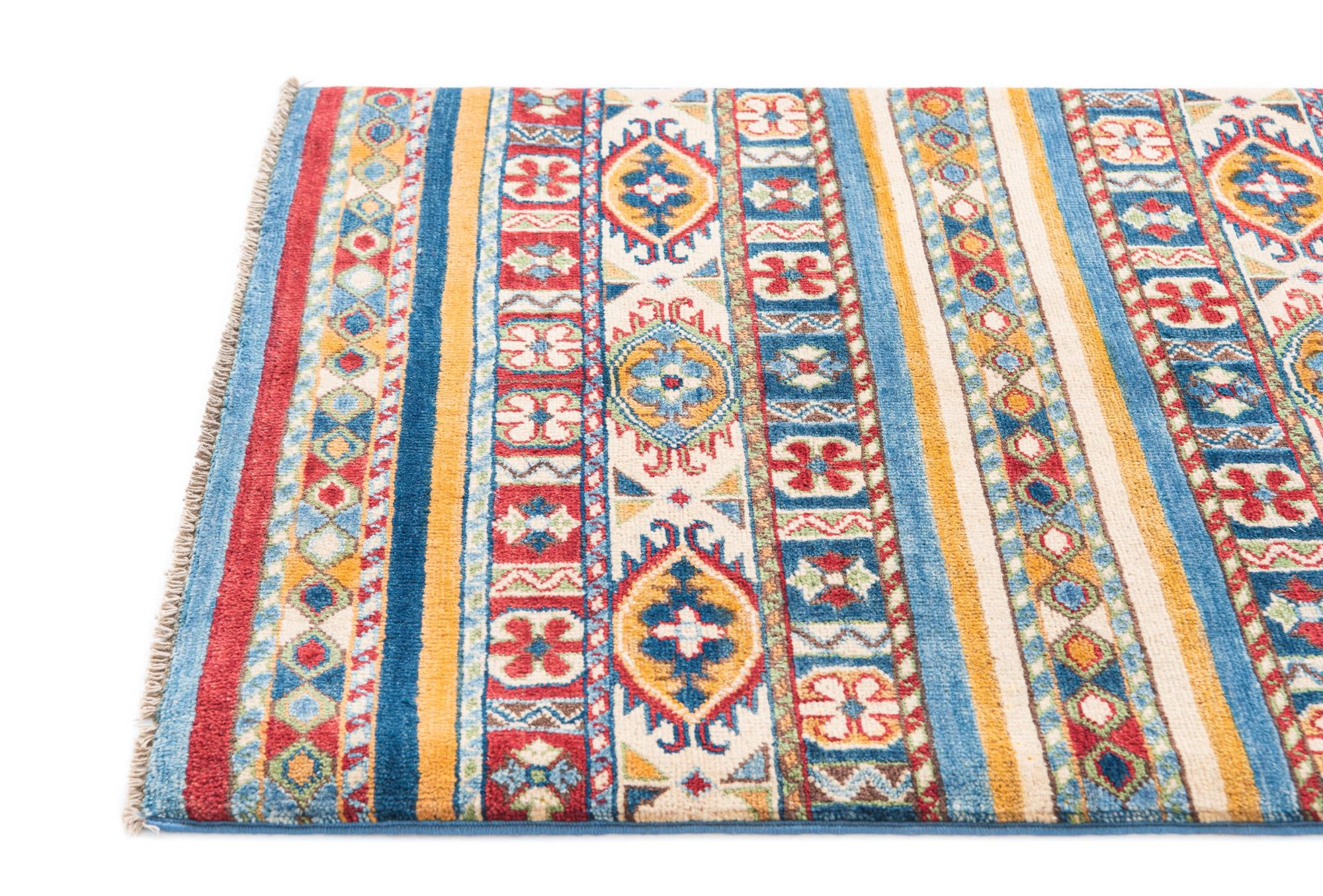 2' 8 x 4' Hand Knotted Kazak Rug