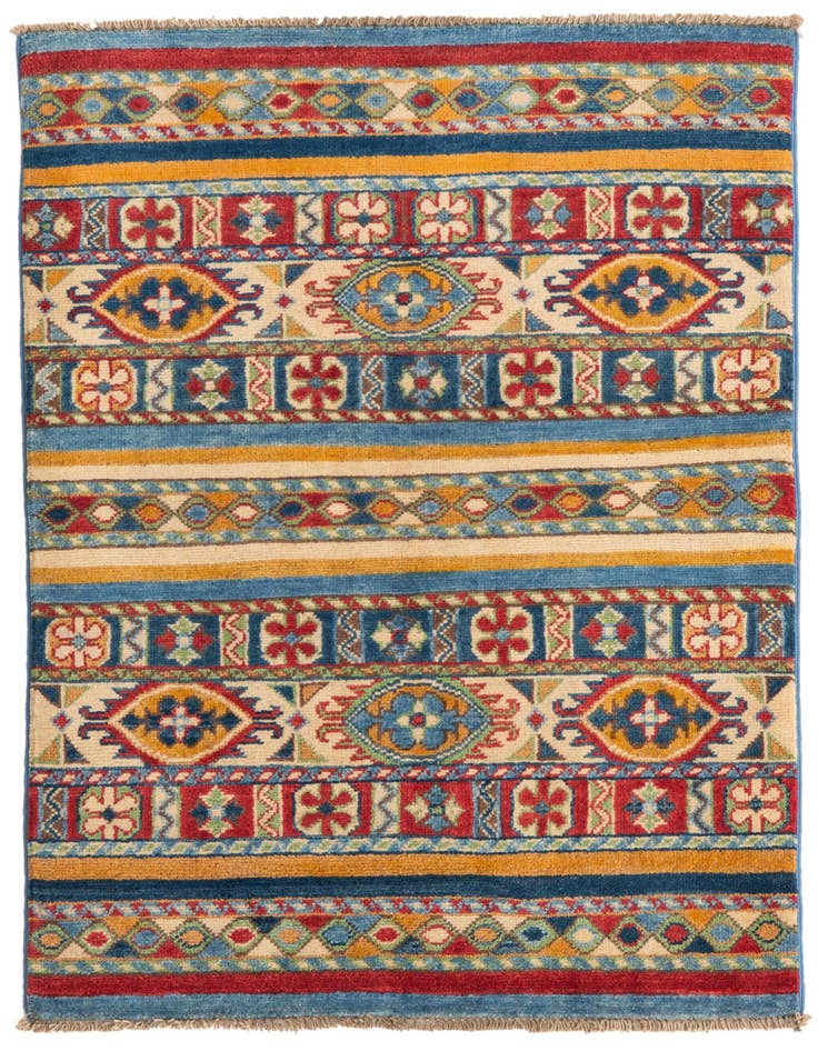 Detail image of 2' 8 x 4' Hand Knotted Kazak Rug