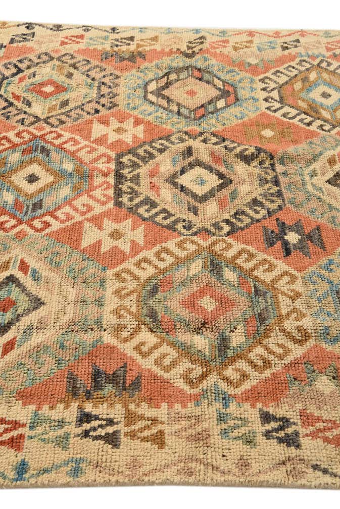 5' 8 x 8' 2 Hand Knotted Kazak Wool Rug