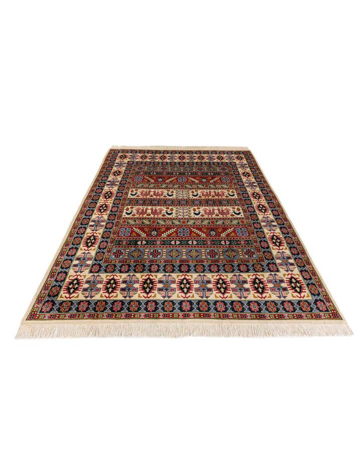 6' 7 x 9' 10 Hand Knotted Kazak Rug