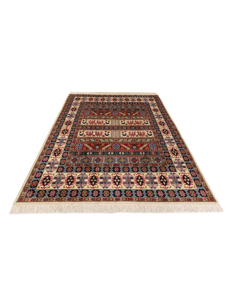 Detail image of 6' 7 x 9' 10 Hand Knotted Kazak Rug