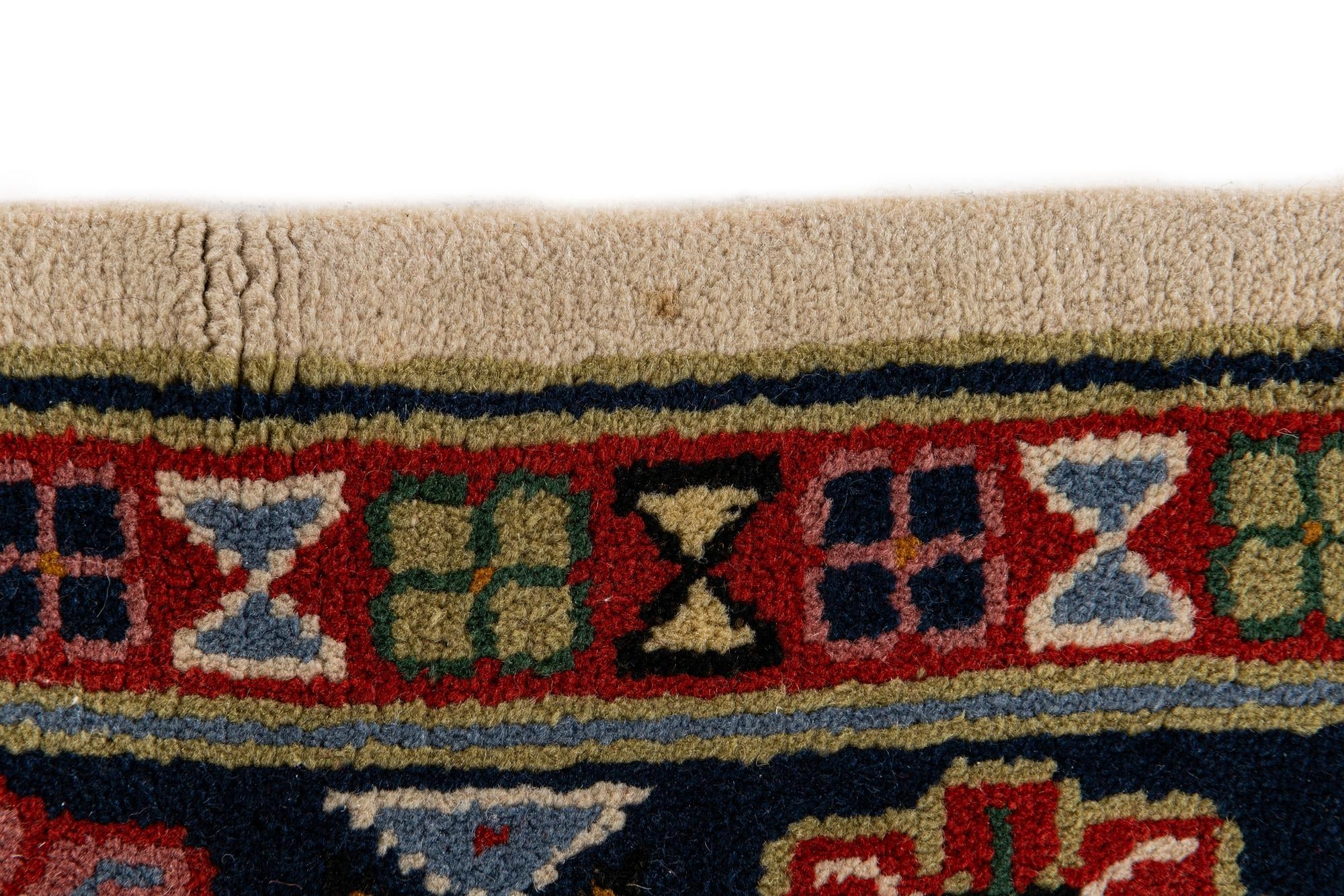 6' 7 x 9' 10 Hand Knotted Kazak Rug