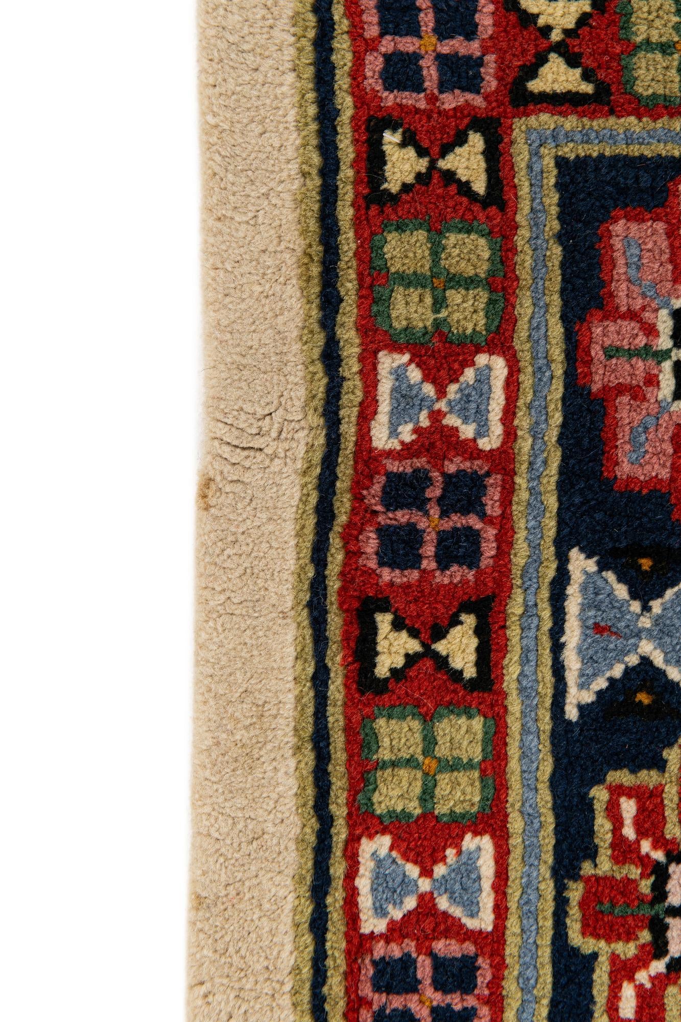 6' 7 x 9' 10 Hand Knotted Kazak Rug